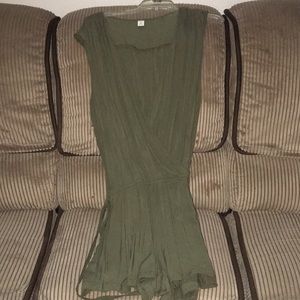 New Army green Romper size xl